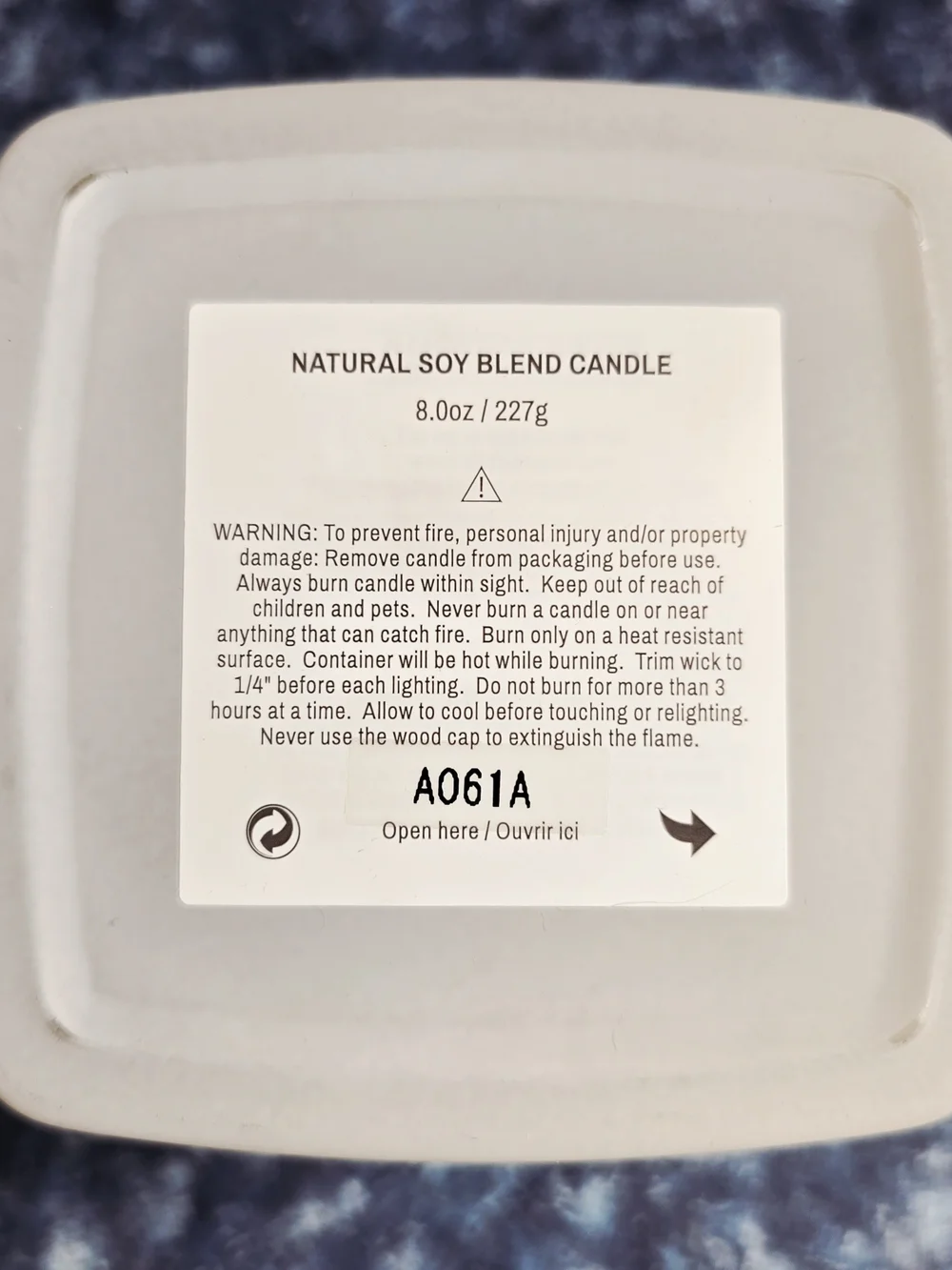 CLEAN RESERVE Fresh Linens Women’s SOY Blend Candle & Deodorant Set - White